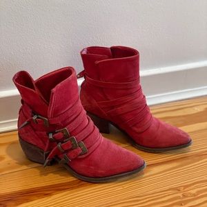 Free People Suede booties